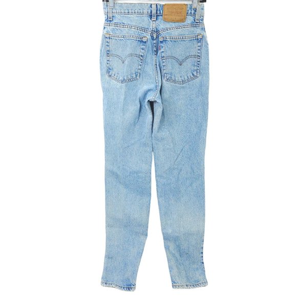 Vintage Levis 512 Jeans Slim Fit Tapered Leg Sz 9 Long HighRise Y2K Mom Jean 90s - Picture 2 of 14